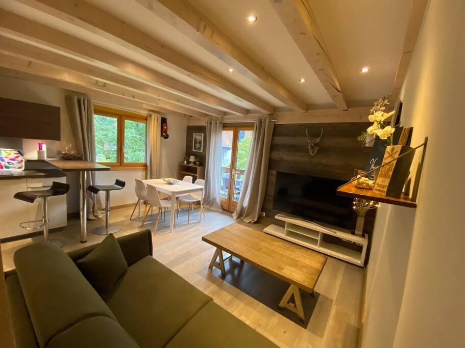 Appartement La Suite Du Kandahar A Шамони Экстерьер фото